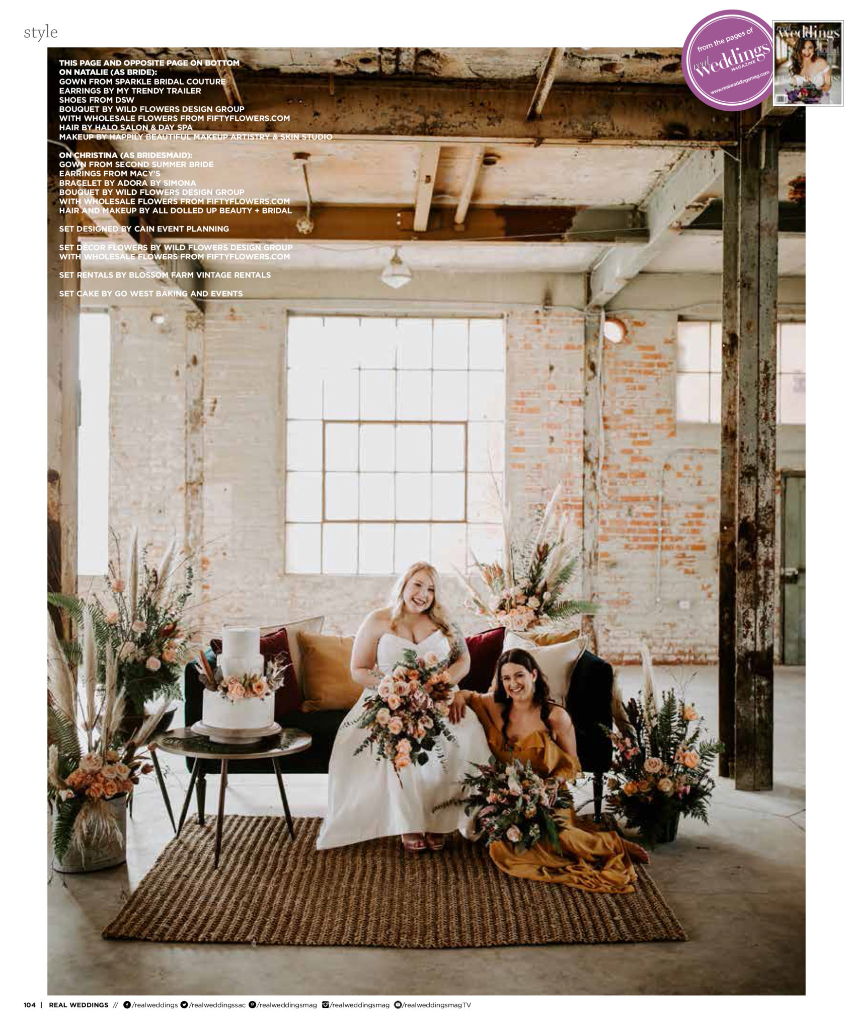 Sugar Rush by James Young Photography at Old Sugar Mill for Real Weddings Magazine