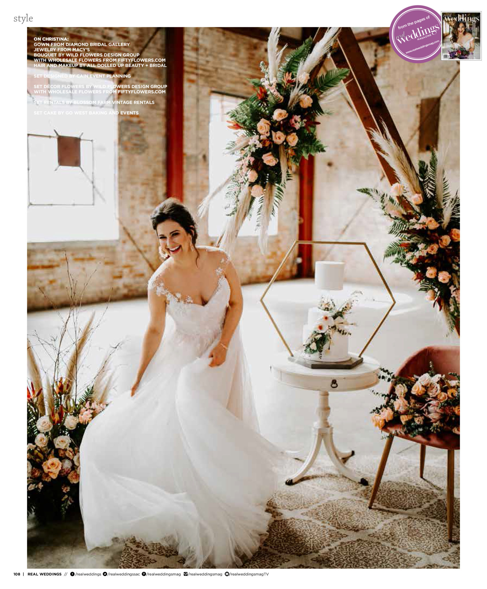 Sugar Rush by James Young Photography at Old Sugar Mill for Real Weddings Magazine