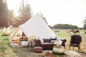 Sacramento Women Supporting Women | Wedding Inspiration | Elegant Rustic Lone Oak Longhorns Styled Shoot
