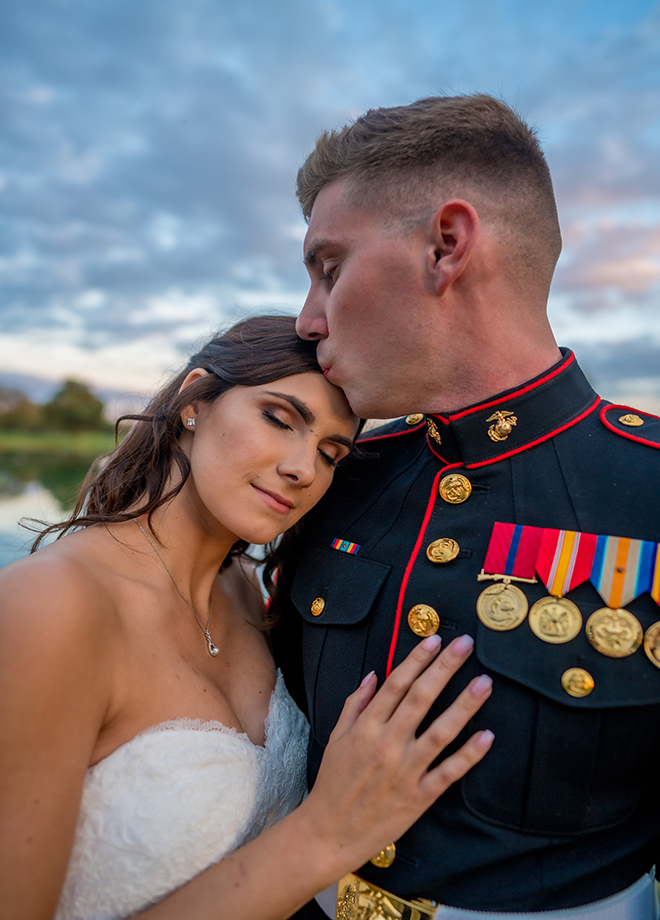 Marissa and Johnathan JB Wedding Photography military wedding in Sacramento