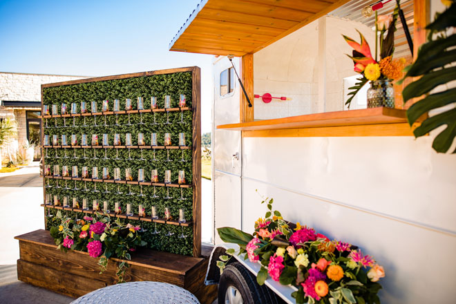 Bright Tropical Sierra Foothills Winery Wedding at Black Oak Mountain Vineyards by Courtland Photography