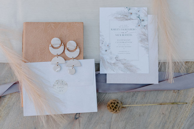 Moody Beachy Windy San Francisco Elopement at Baker Beach 