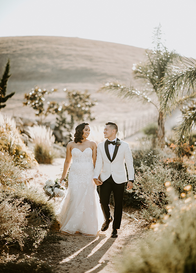 Kristy & Vince's trendy Bay Area winery wedding featured in Real Weddings Magazine