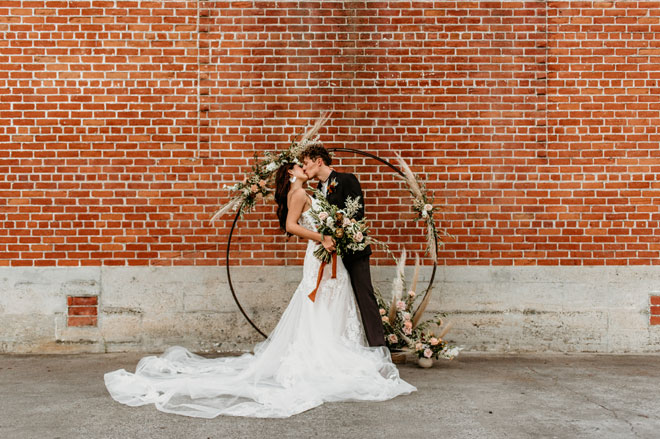 Natural Elements Boho Wedding Inspiration The Willow Ballroom by Geejers Photo