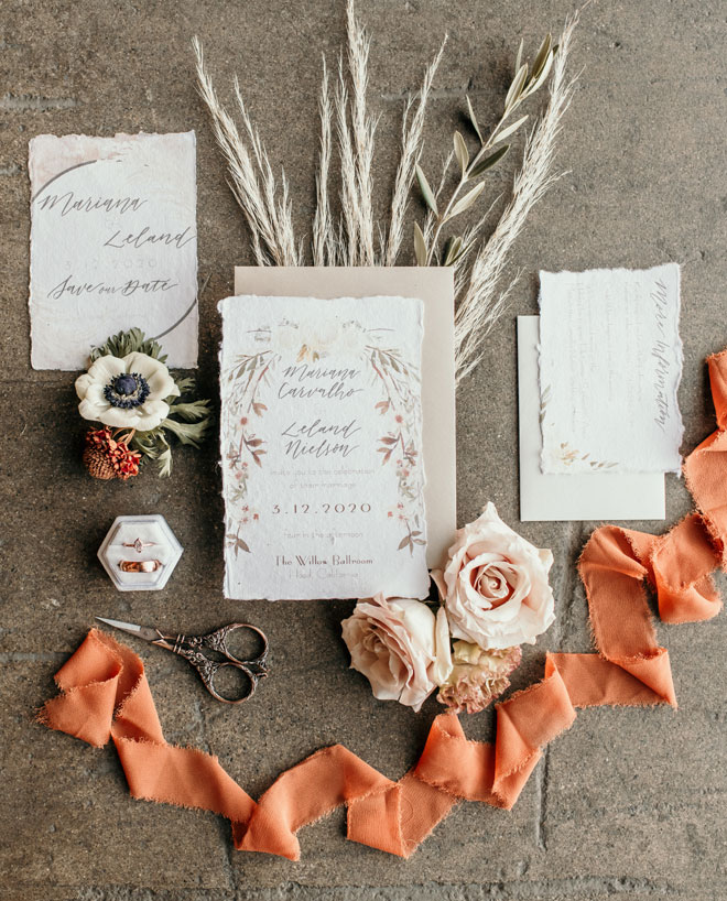 Natural Elements Boho Wedding Inspiration The Willow Ballroom by Geejers Photo