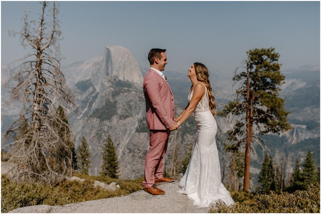 Sacramento Tahoe Adventure Wedding Styled Shoot | Northern California Elopement Inspiration | Yosemite Glacier Point Microwedding Styled Shoot