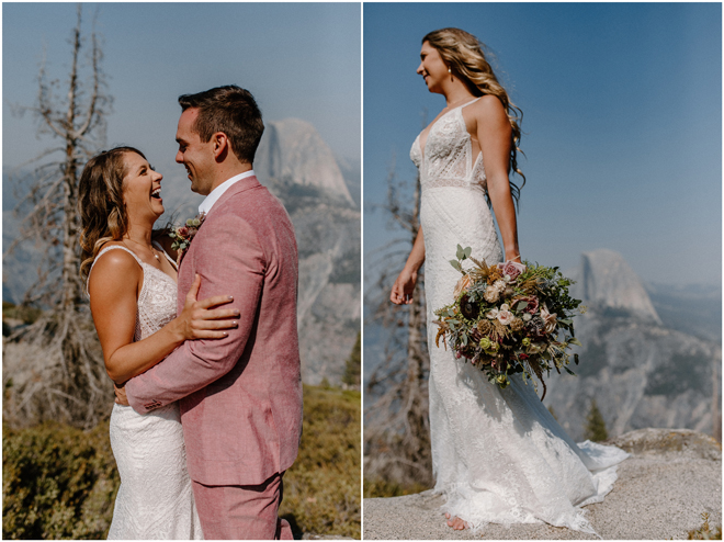 Sacramento Tahoe Adventure Wedding Styled Shoot | Northern California Elopement Inspiration | Yosemite Glacier Point Microwedding Styled Shoot