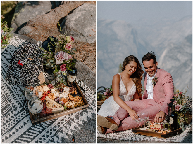 Sacramento Tahoe Adventure Wedding Styled Shoot | Northern California Elopement Inspiration | Yosemite Glacier Point Microwedding Styled Shoot