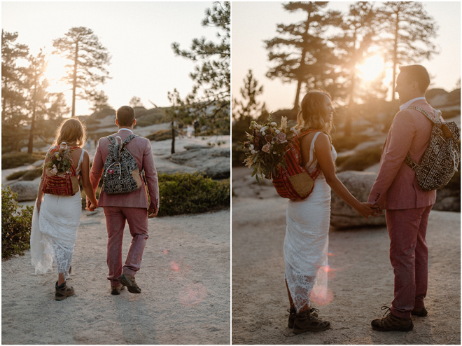 Epic Yosemite Taft Point Elopement Styled Shoot | Sacramento Tahoe Adventure Wedding Styled Shoot | Northern California Elopement Inspiration 