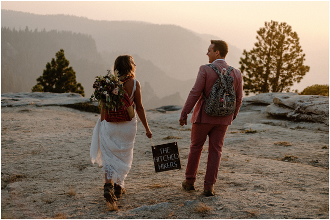 Epic Yosemite Taft Point Elopement Styled Shoot | Sacramento Tahoe Adventure Wedding Styled Shoot | Northern California Elopement Inspiration 