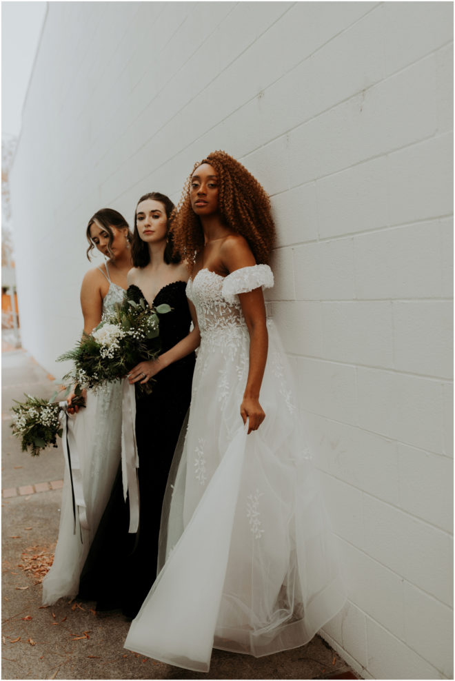 Sacramento New Year's Eve-Inspired Bridal Bridesmaids Fashion Beauty Styled Shoot | Bouquet | Wedding Photography Videography