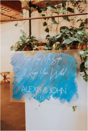 Wander Love Photography Alexis and John Modern Botanical Wedding BLOC Venue Roseville