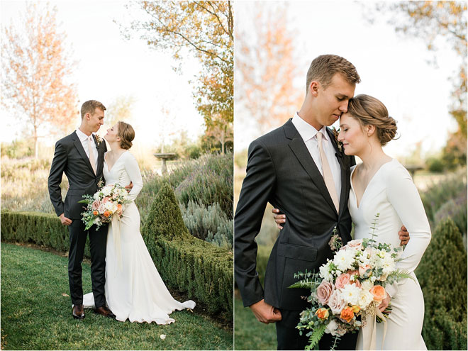 Elegant Fall Park Winters Wedding Hailey Ayson Photography Mia and Kevin