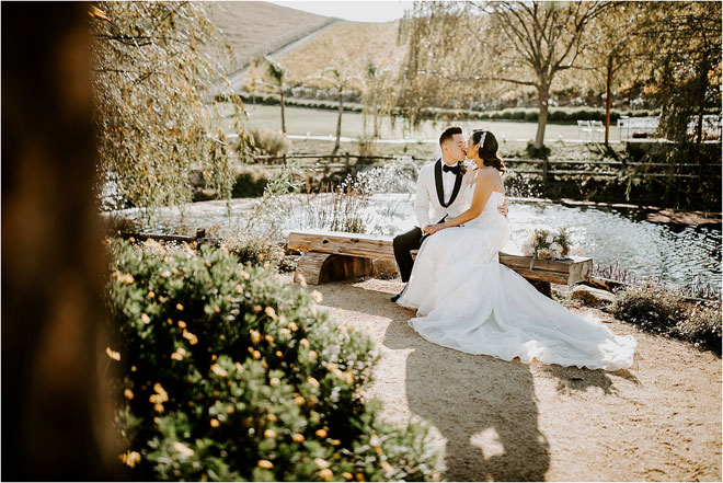 Kristy & Vince's trendy Bay Area winery wedding featured in Real Weddings Magazine