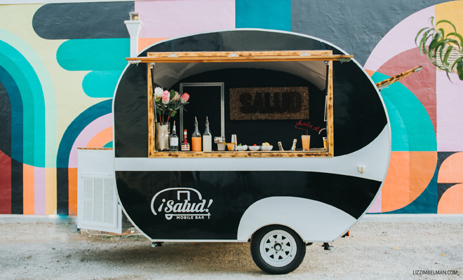 Sacramento Tahoe Wedding Mobile Bar Signature Cocktails | Salud Mobile Bar