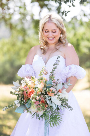 Andrew & Melanie Photography Cool Mountain High Cover Model Photo Shoot in Real Weddings Magazine Sacramento