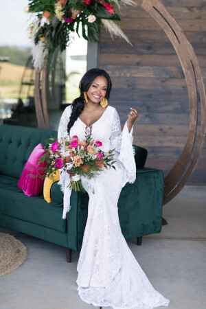 Andrew & Melanie Photography Cool Mountain High Cover Model Photo Shoot in Real Weddings Magazine Sacramento