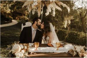 Boho Sacramento Wedding Flowers Bride