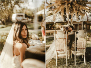 Boho Sacramento Wedding Flowers Bride