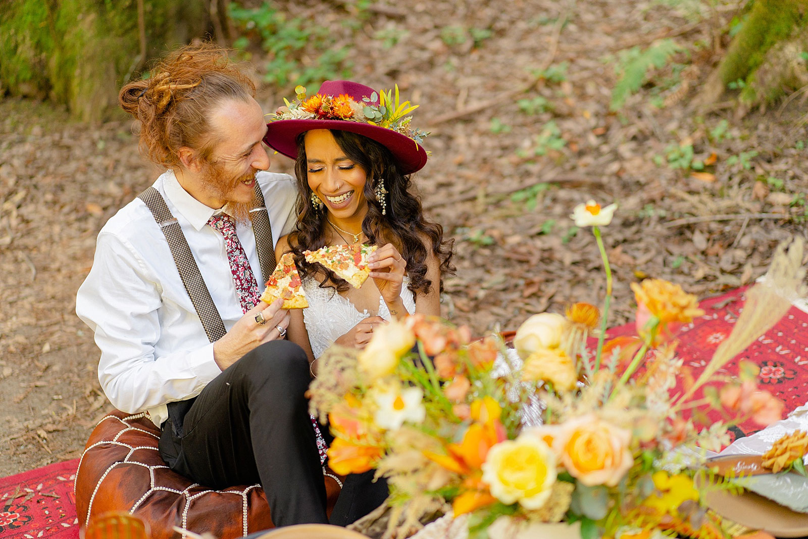 Sarahi Hadden Photography Santa Cruz Boho, Bright Elopement featured in Real Weddings Magazine