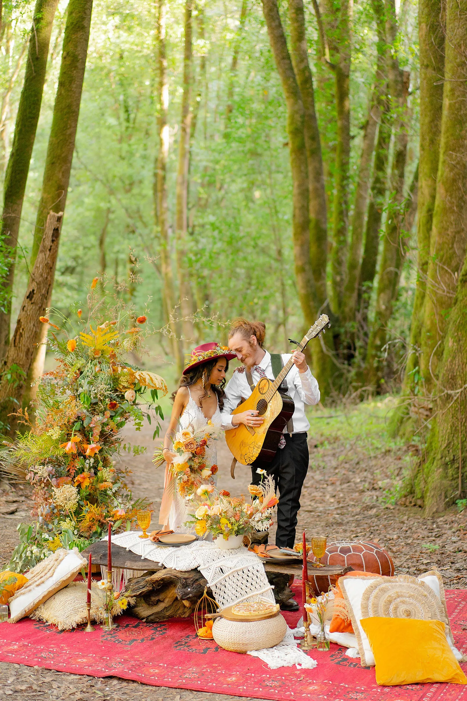 Sarahi Hadden Photography Santa Cruz Boho, Bright Elopement featured in Real Weddings Magazine