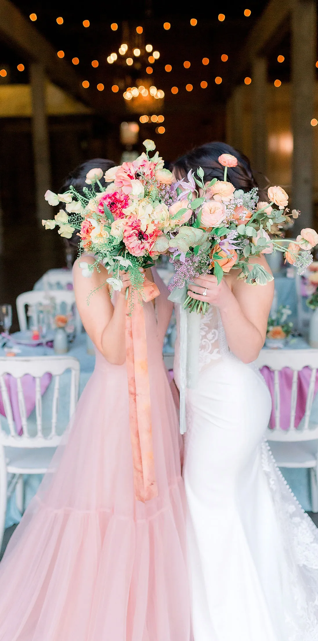 Sarah Schweyer Photography Willow Ballroom Pastel Lesbian Wedding