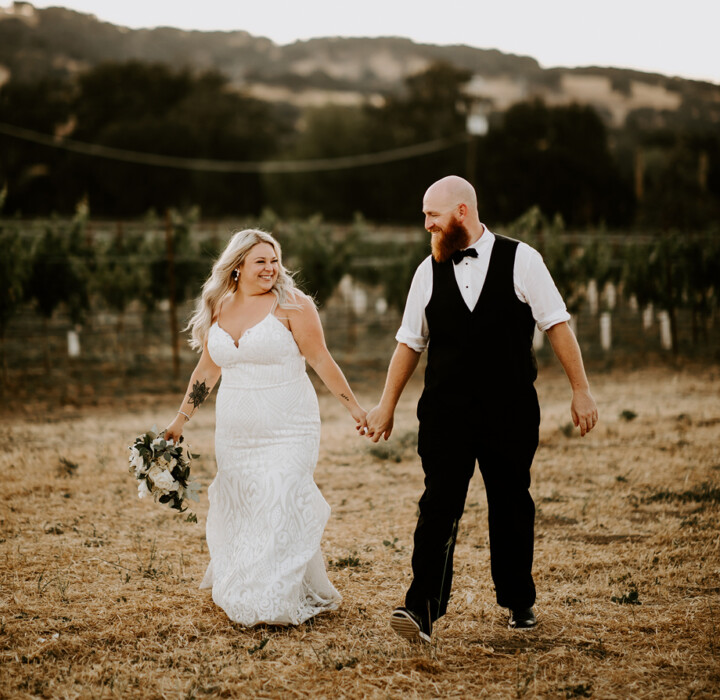 Modern Elegant Winery Wedding