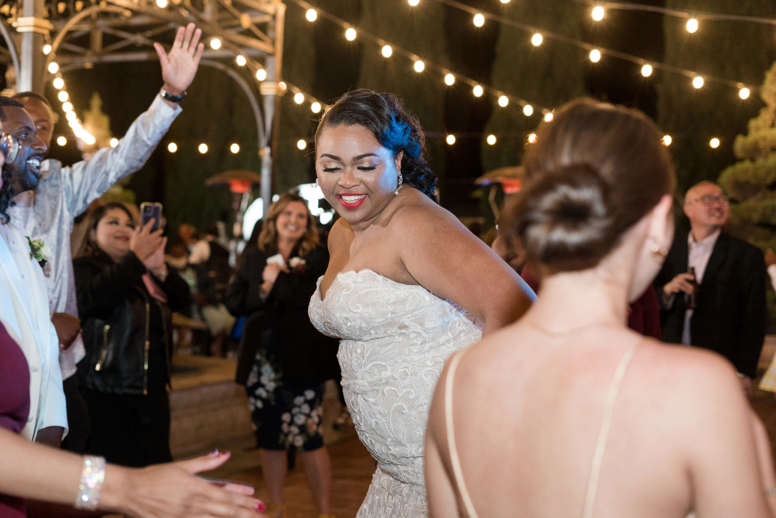 Bride dancing on the dance floor