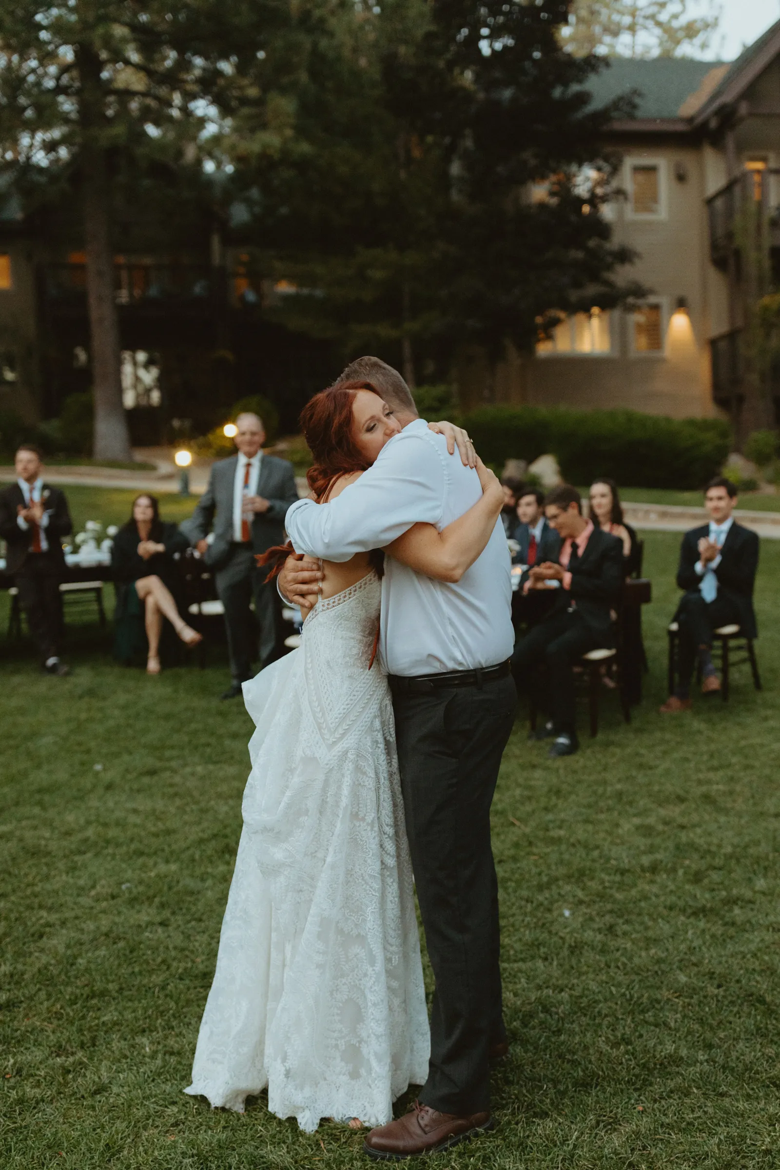 Bride dancing with her father.