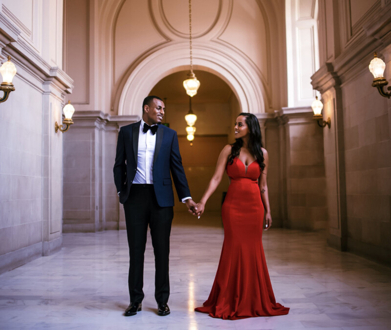 San Francisco City Hall Elopement Wedding Photographer