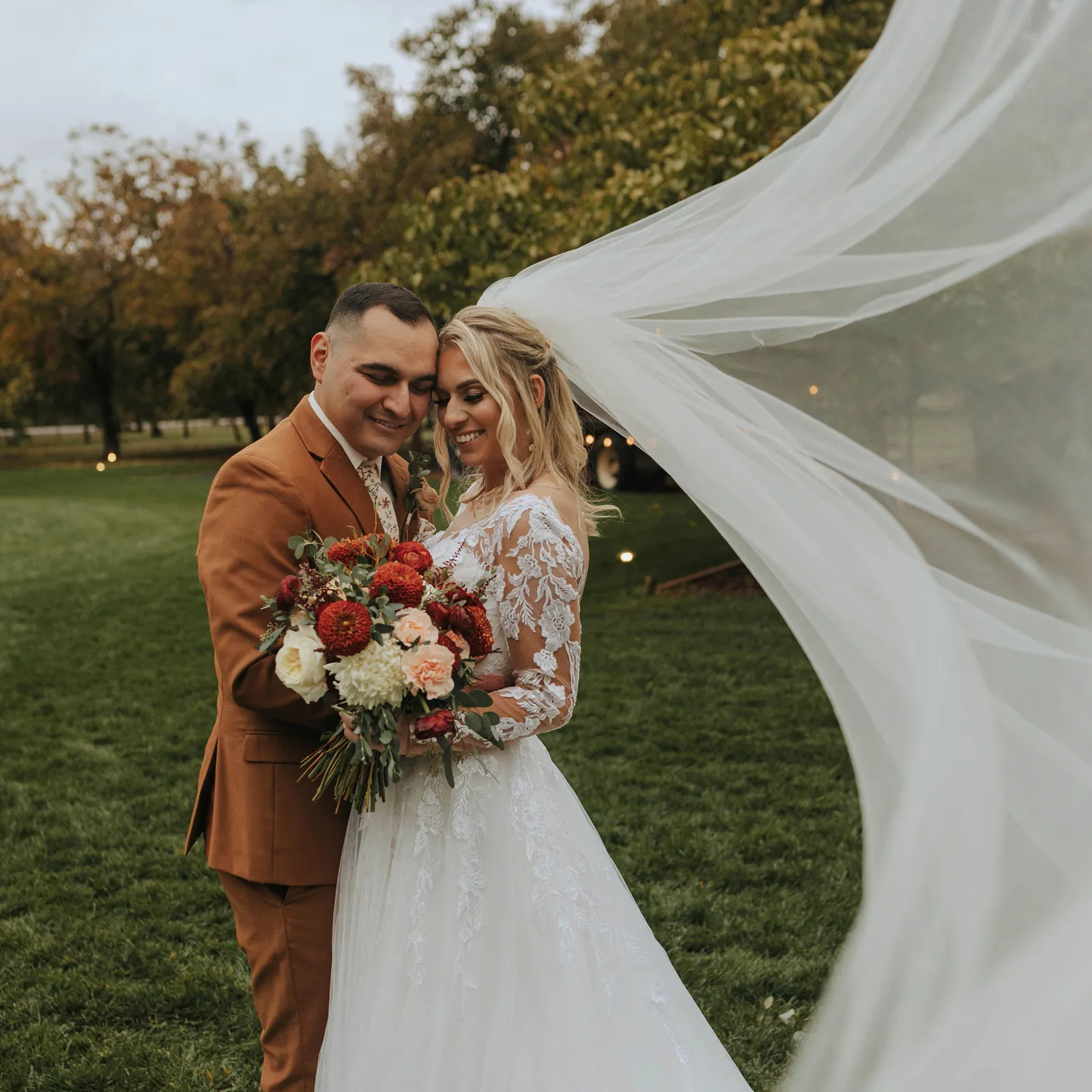 Abby and Gerardo's romantic outdoor barn wedding.