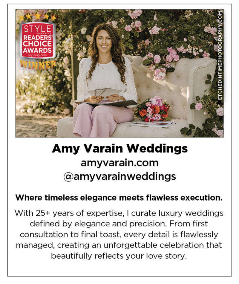Award-winning Sacramento Wedding Planner