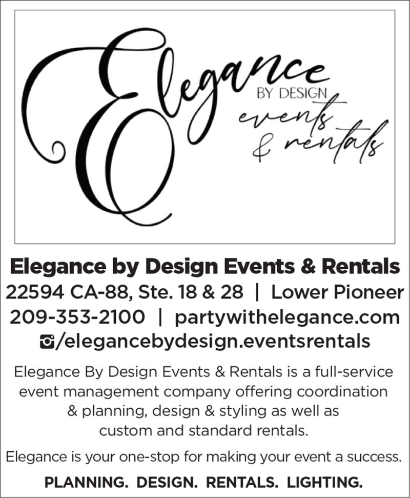 Sacramento Wedding Rentals