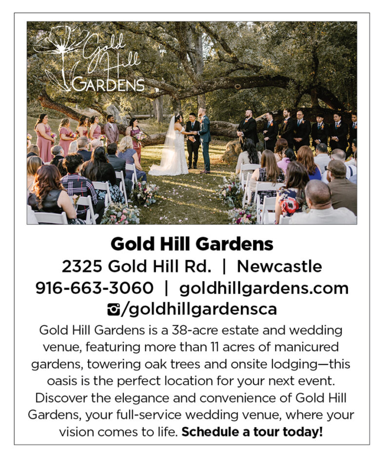 Best Garden B&B Wedding Venue Sacramento