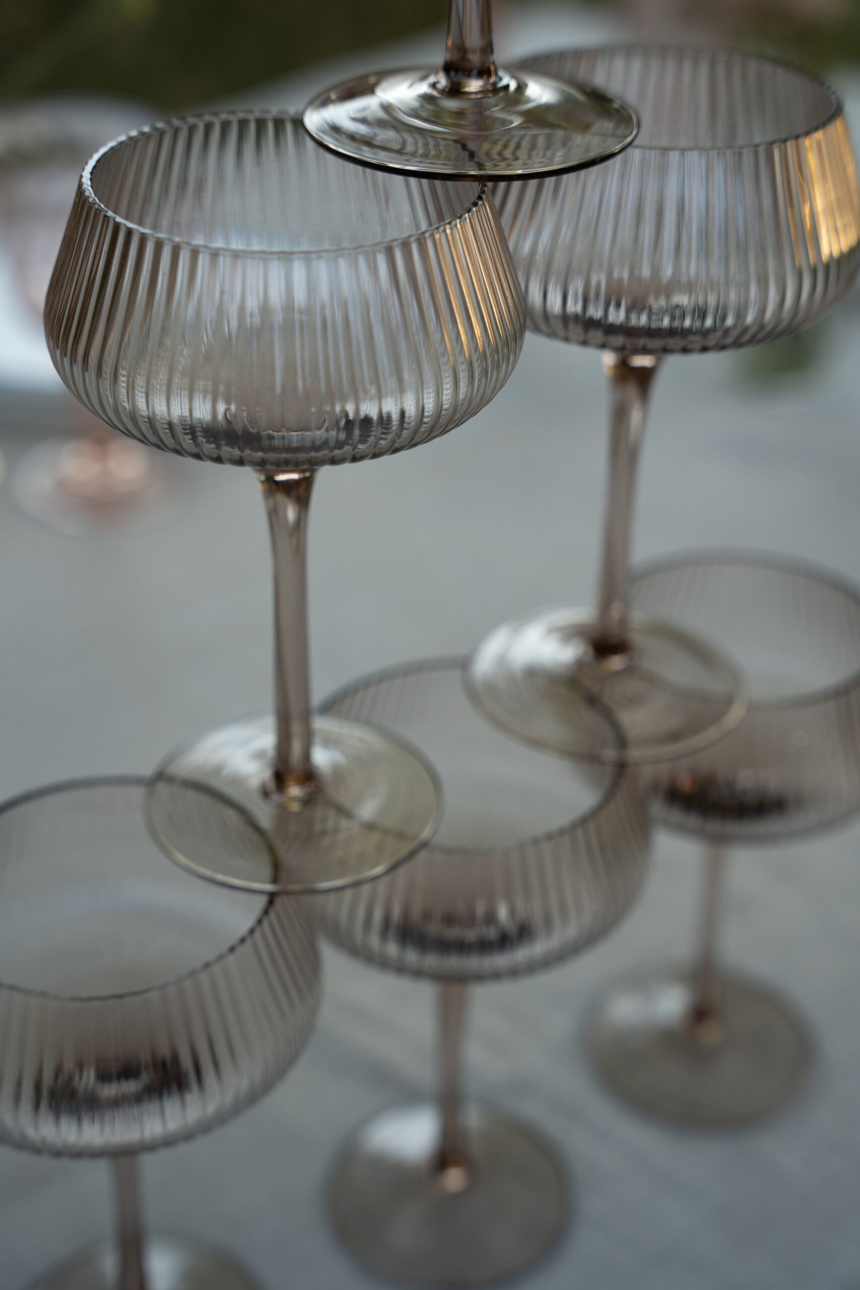 Champagne Coups from Linen & Oak Wedding & Event Rentals - Sacramento Boutique Luxury Weddings