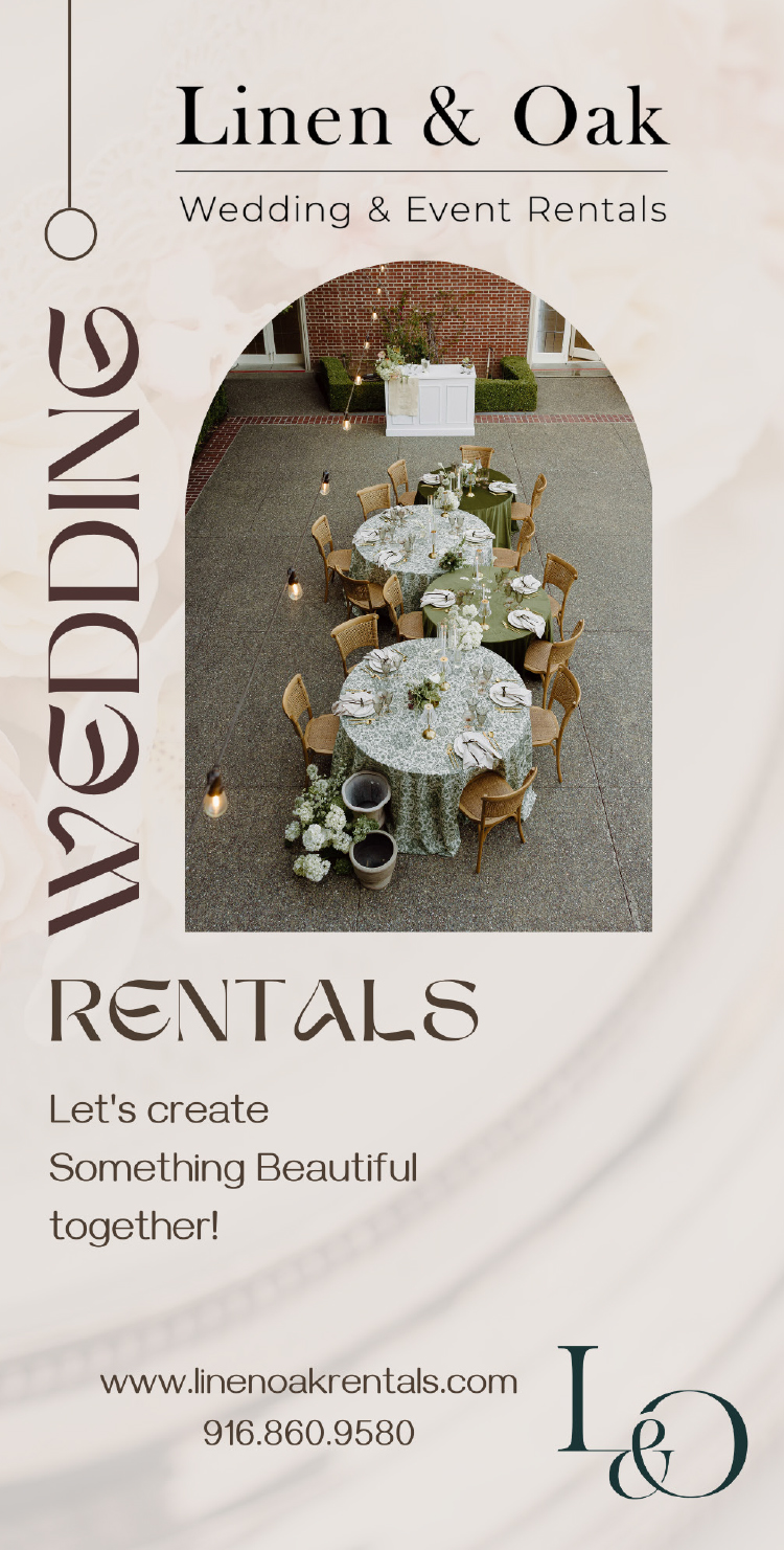 Linen & Oak Wedding & Event Rentals - Sacramento Boutique Luxury Weddings