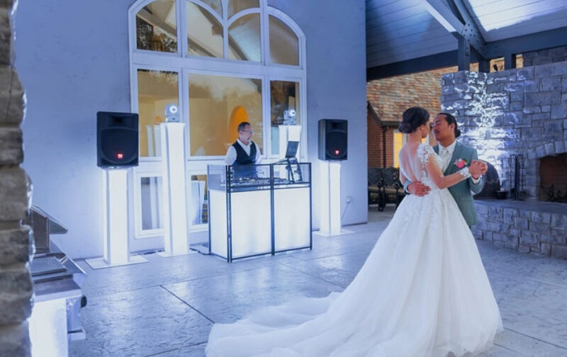 Best Sacramento Wedding DJ, Venue Up-Lighting, Ceremony Audio, LED Party Sticks, Dancing on the Clouds