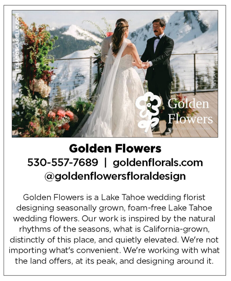 Best Lake Tahoe Wedding Florist