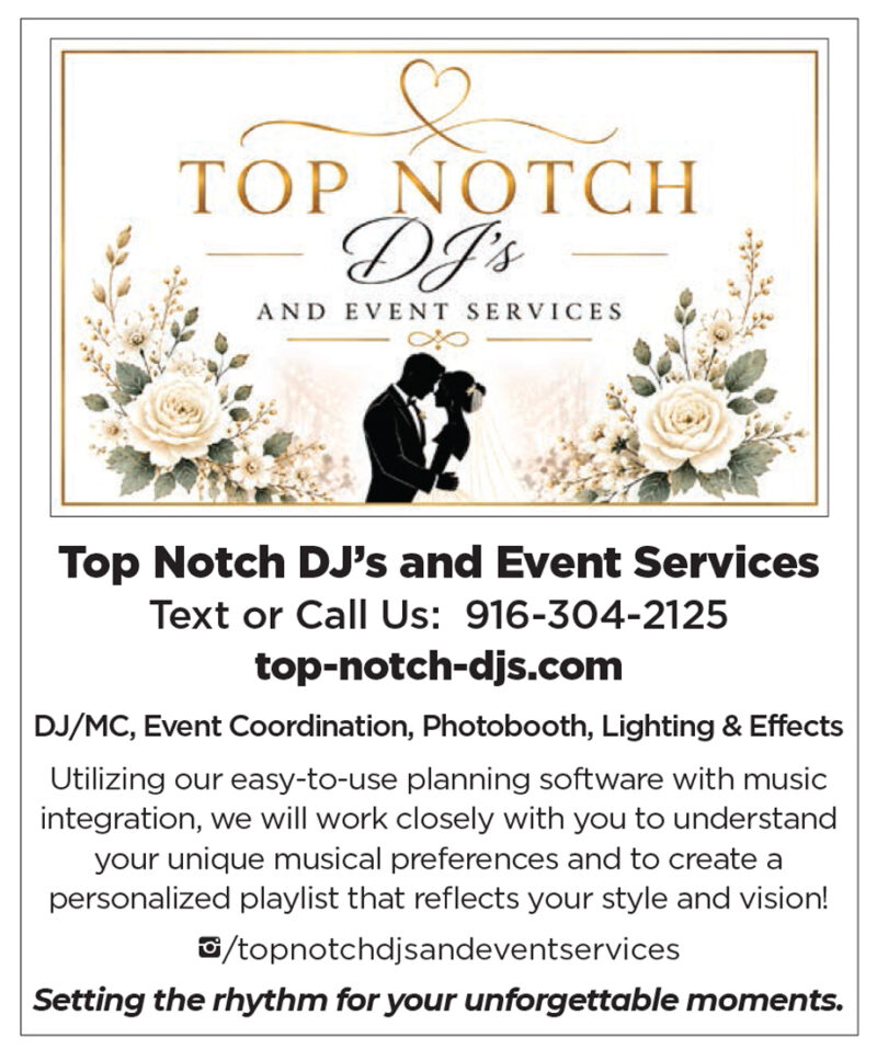Best Sacramento Wedding DJ, Event Planner, Photo Booth, Lighting and more!