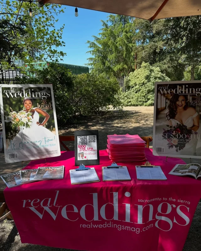 All set up and ready to go for today’s Wedding Faire at @pageofarms 
.
Will we see you today? 
.
Repost from @pageofarms
•
Planning a wedding? 
Let us help make your dream day come true ✨ Join us at our Wedding Fair Sunday, April 13th and start your journey to “I Do” 

Link in our bio ! 

#weddinginspo #weddingfair #soontobemarried #soontobebride #engaged #bridalfair #weddingmagic #bridalbliss